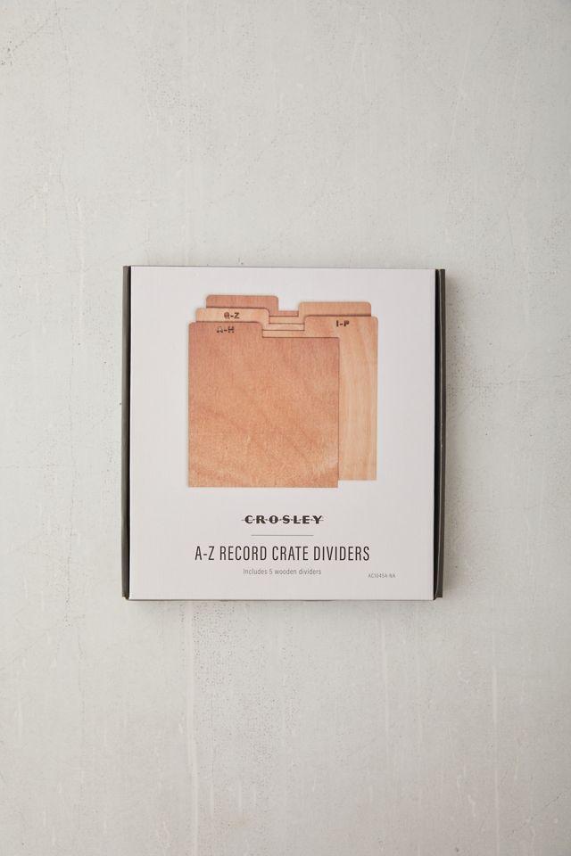A-Z Vinyl Record Crate Divider Set