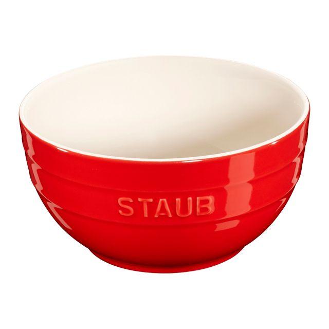 Staub Cherry Red 6.5-inch Ceramic Universal Bowl