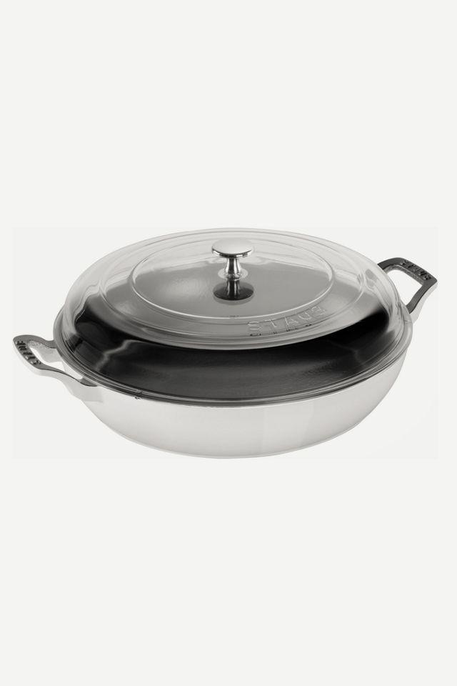 Staub Cast Iron 12-inch Braiser with Glass Lid