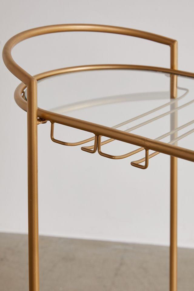 Colette Marble Bar Cart