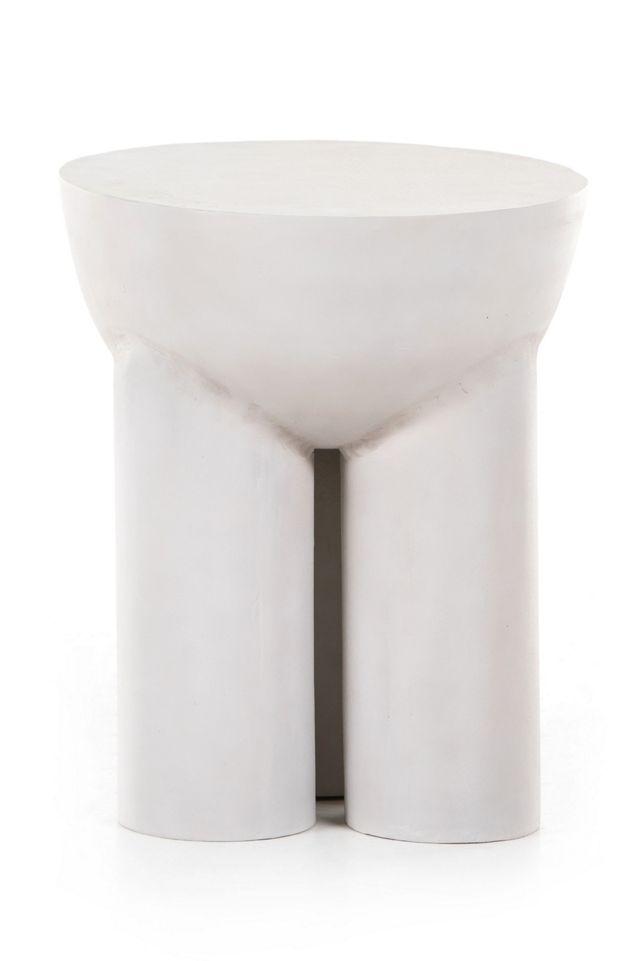 Lagos Side Table - White