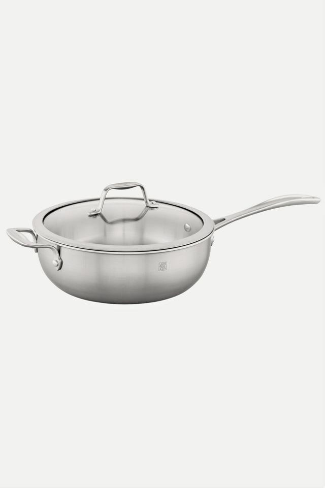 ZWILLING Spirit 4.6-qt Stainless Steel Pan with Glass Lid