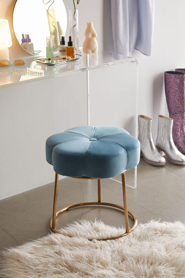 Ciara Flower Vanity Stool