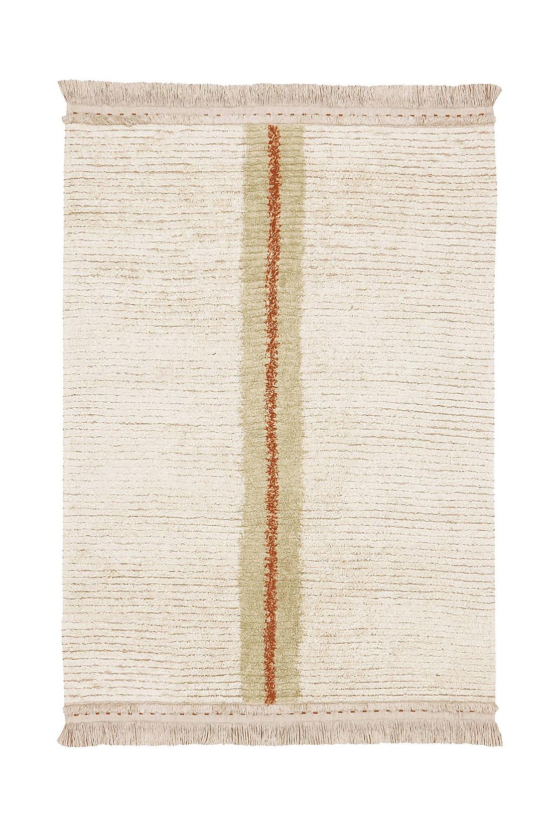 Duetto Reversible Washable Rug by Lorena Canals - Green / 4' 7'' x 6' 7''