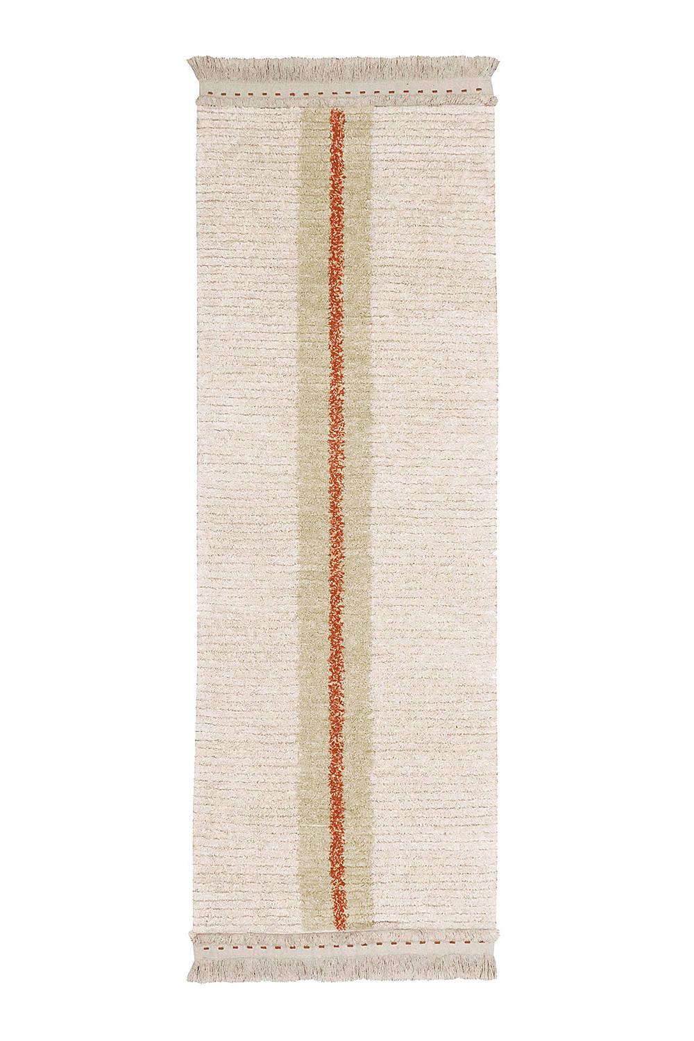 Duetto Reversible Washable Rug by Lorena Canals - Green / 4' 7'' x 6' 7''