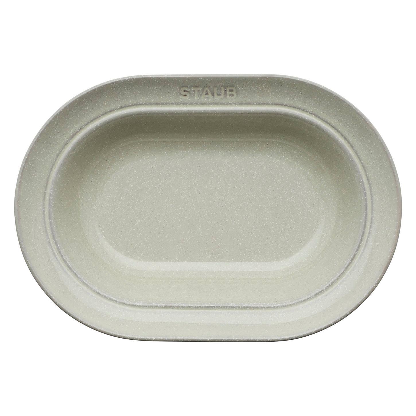 Staub Ceramic Dinnerware 10-inch Oval Stoneware Serving Dish
