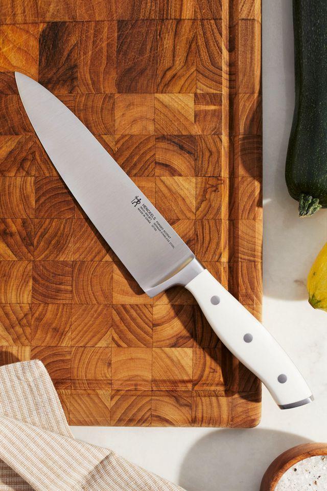 Henckels 8-inch White Handle Stainless Steel Chef's Knife