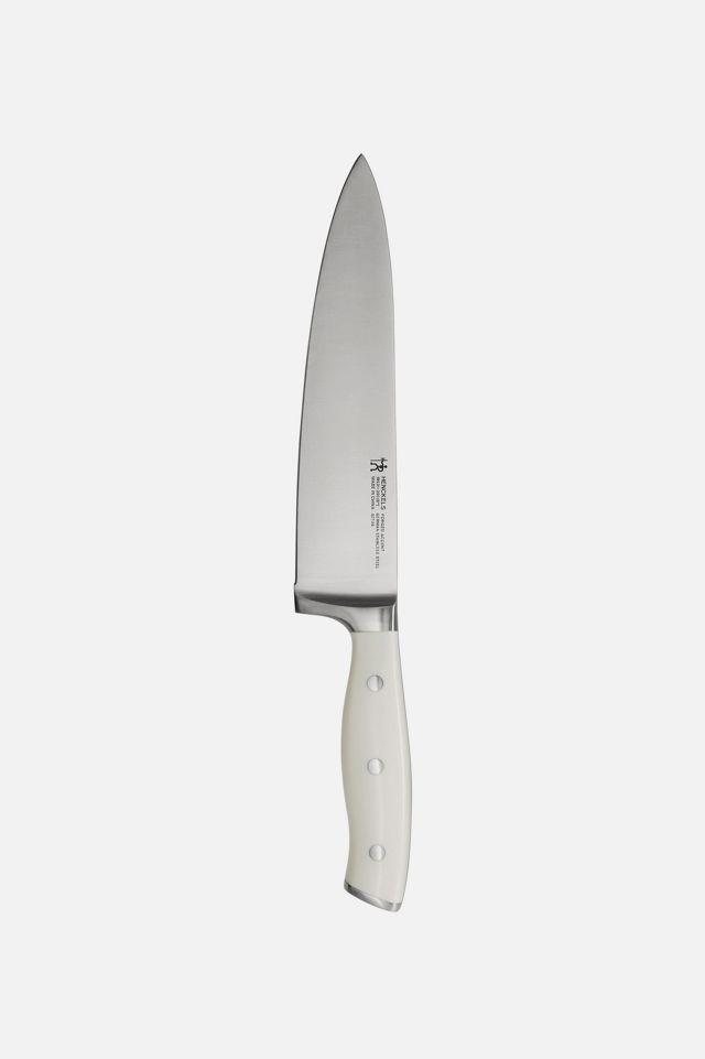 Henckels 8-inch White Handle Stainless Steel Chef's Knife