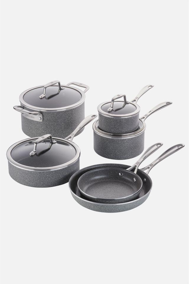 ZWILLING Vitale 10-Piece Aluminum Nonstick Cookware Set