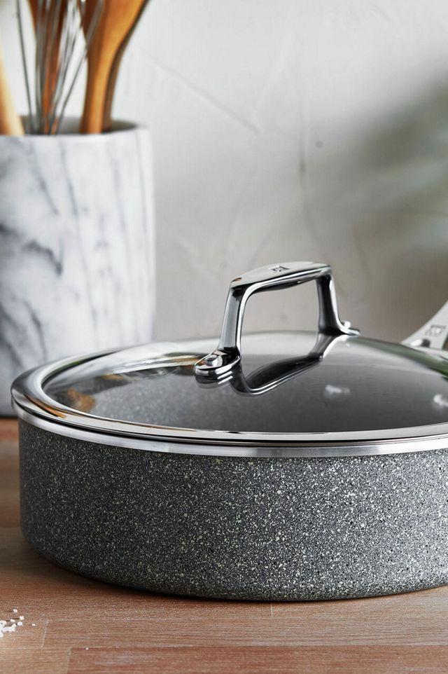 ZWILLING Vitale 3-qt Aluminum Nonstick Speckled Saute Pan with Lid