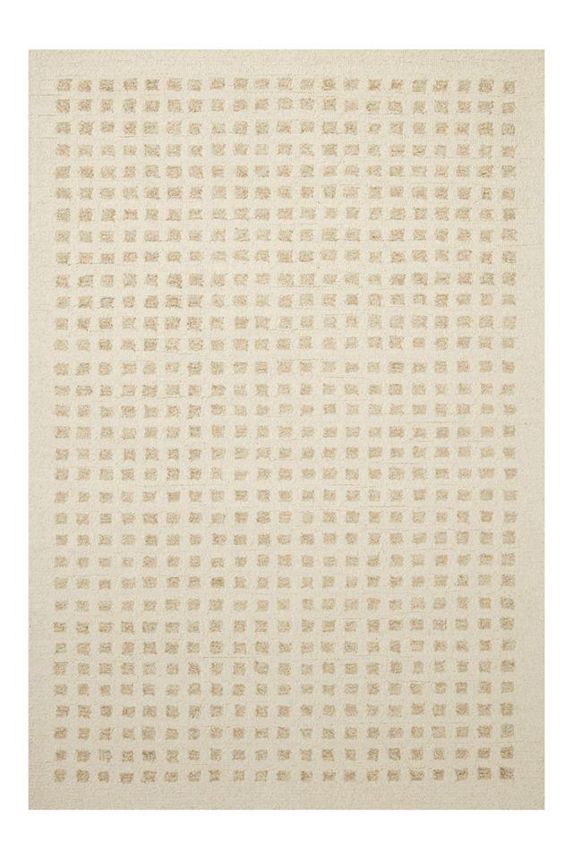 Ivory Elegance Hand-Tufted Wool and Synthetic 3'6" x 5'6" Rug