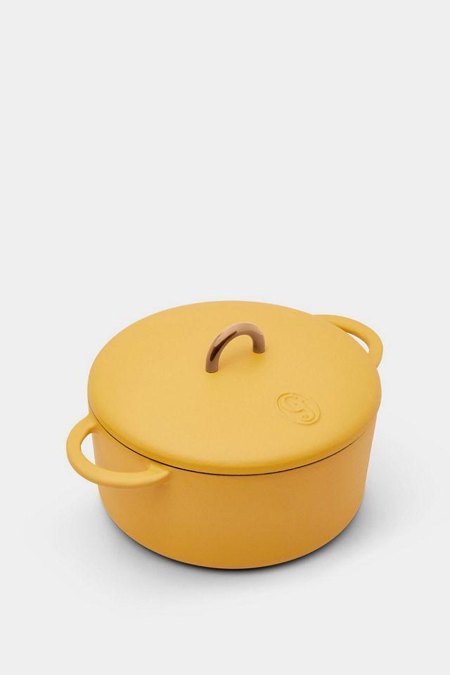 Mustard Enameled Cast Iron 3.5-Quart Dutch Oven