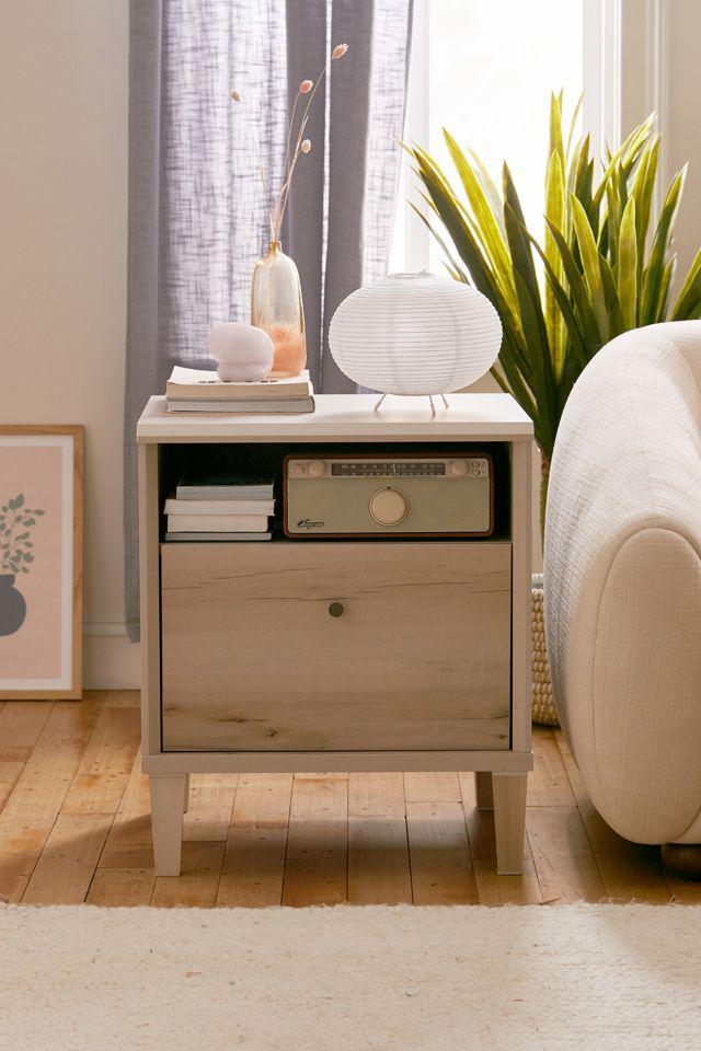 Anders Wood Storage Nightstand