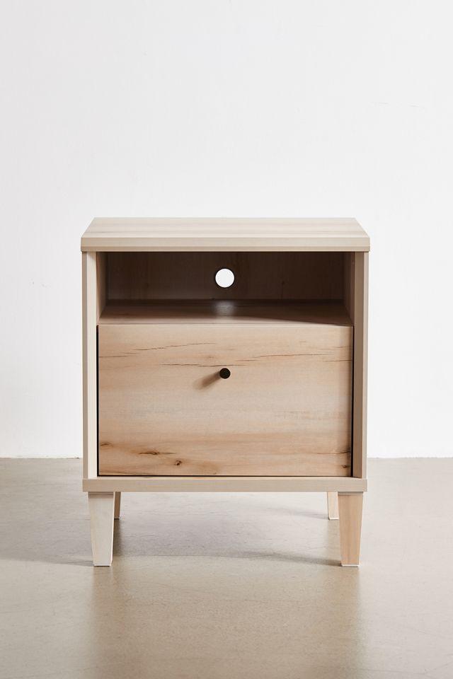 Anders Wood Storage Nightstand