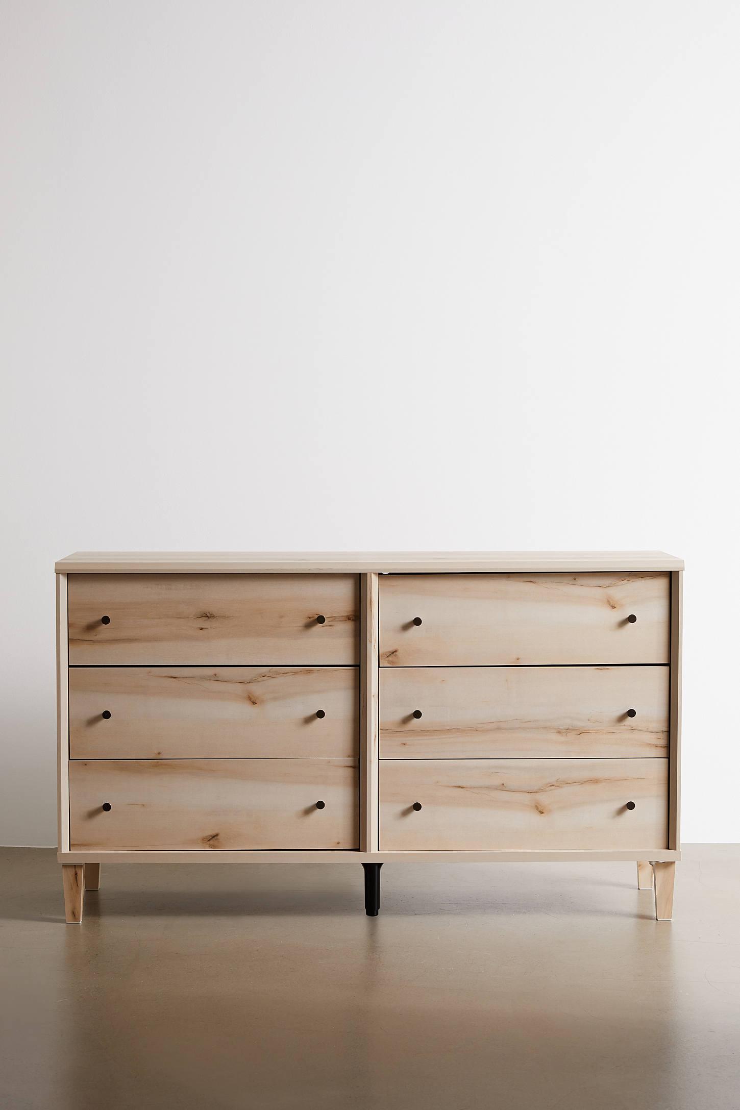 Anders 6-Drawer Wood Dresser
