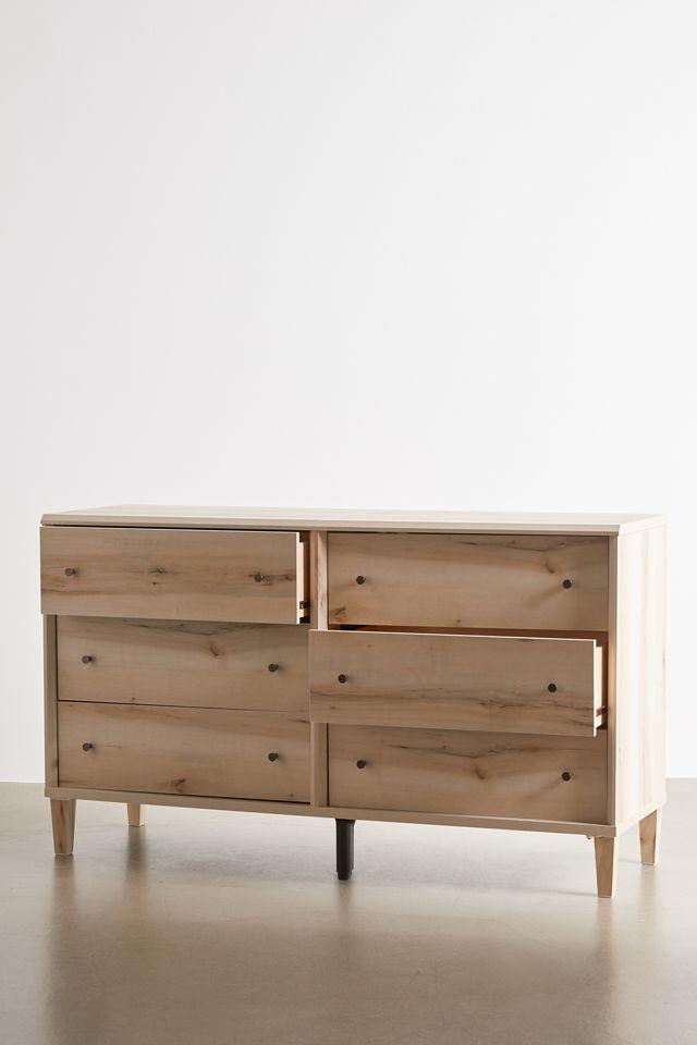 Anders 6-Drawer Wood Dresser