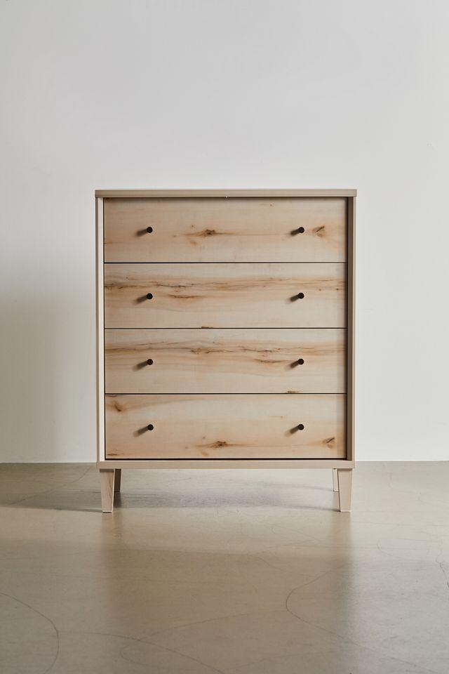 Anders Tall 4-Drawer Wood Dresser