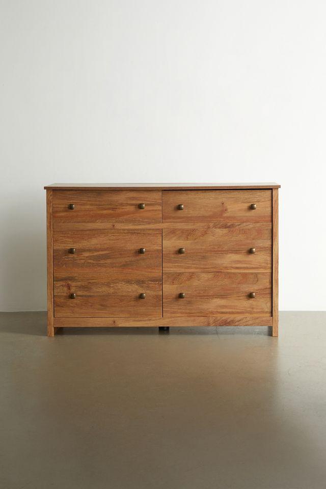 Sindoori Mango 57'' Bohemian Double Dresser with Deep Drawers