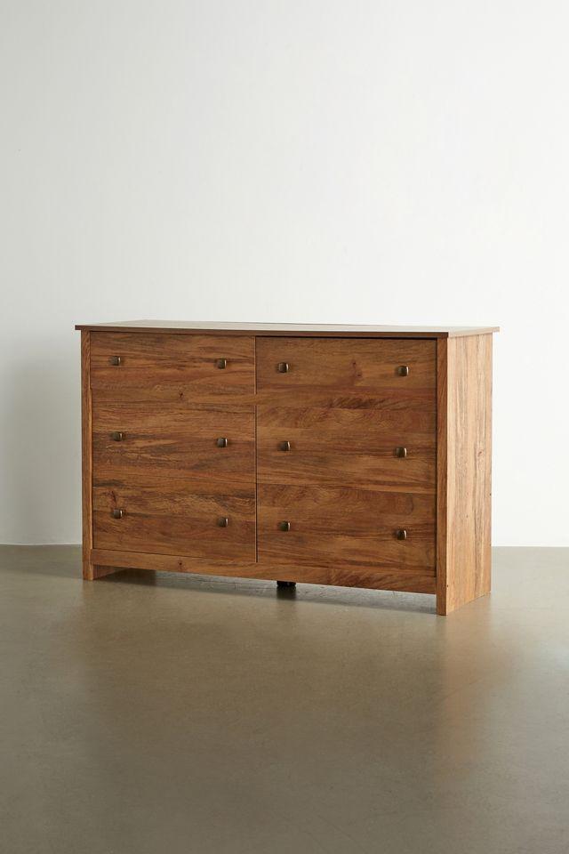 Harlow 6-Drawer Wood Dresser