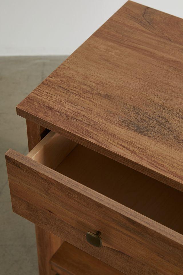 Harlow Wood Storage Nightstand