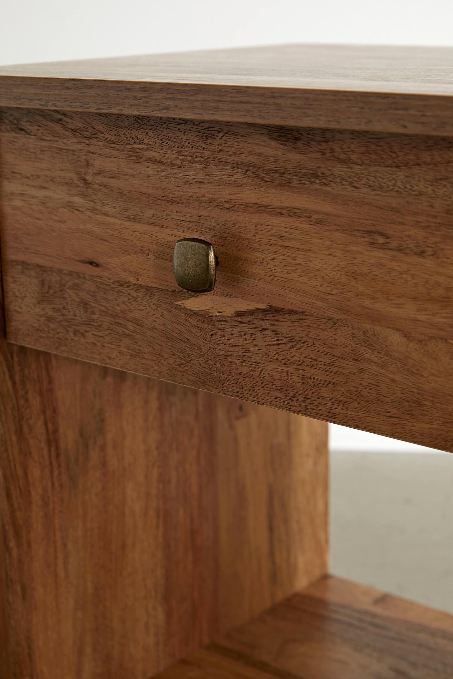 Harlow Wood Storage Nightstand