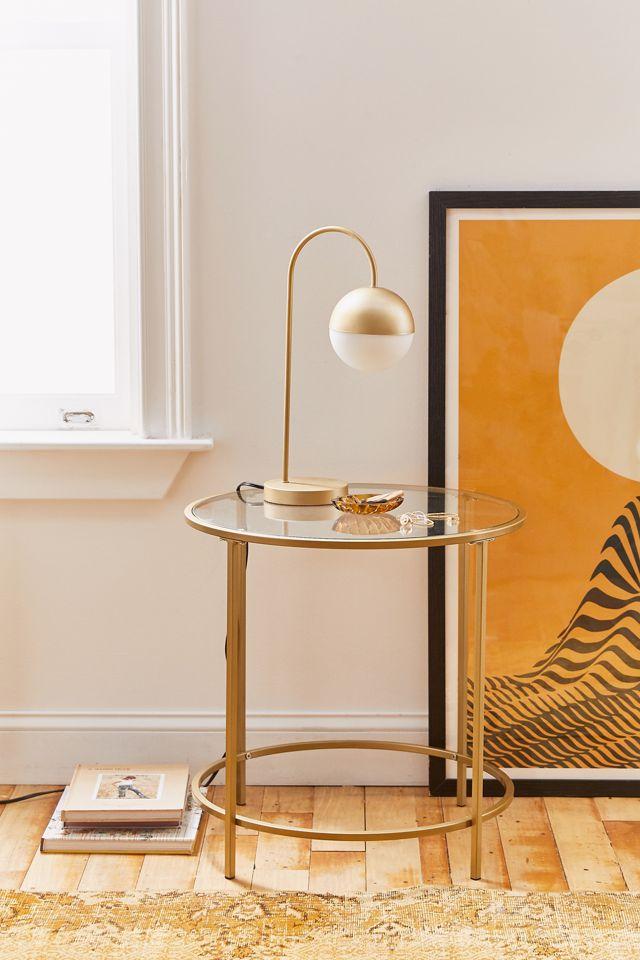 Claire Round Metal Side Table