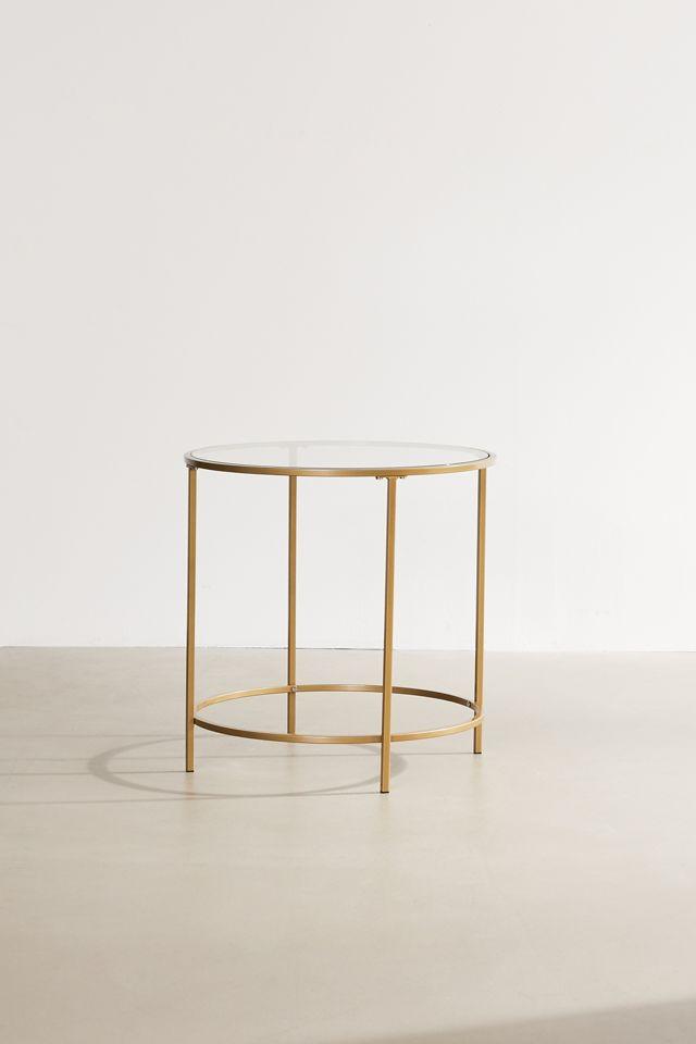 Claire Round Metal Side Table