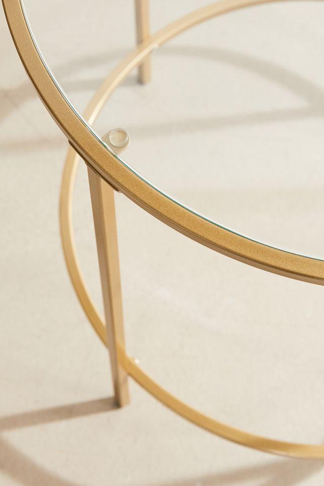 Claire Round Metal Side Table