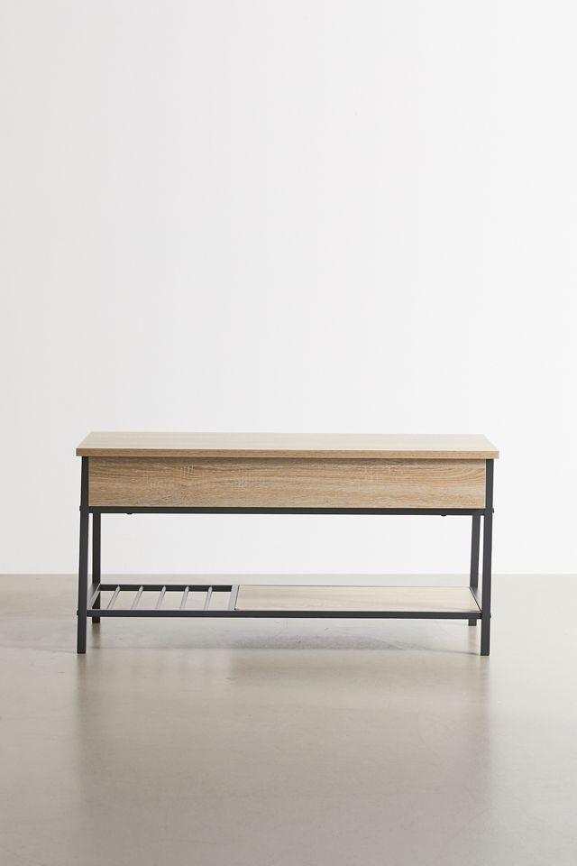 Charter Oak Lift-Top Coffee Table with Hidden Storage