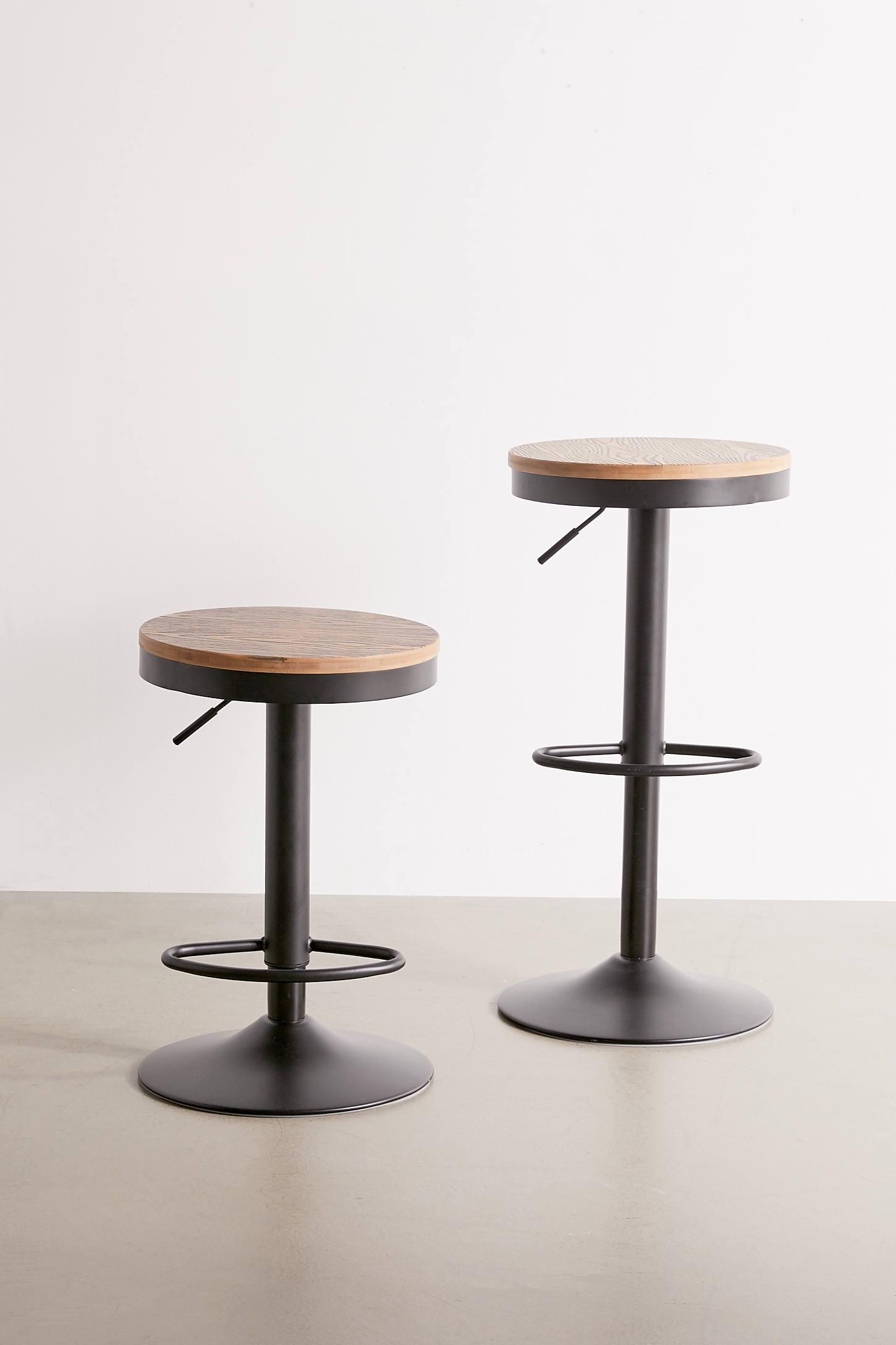 Dakota Adjustable Counter Stool - Set Of 2