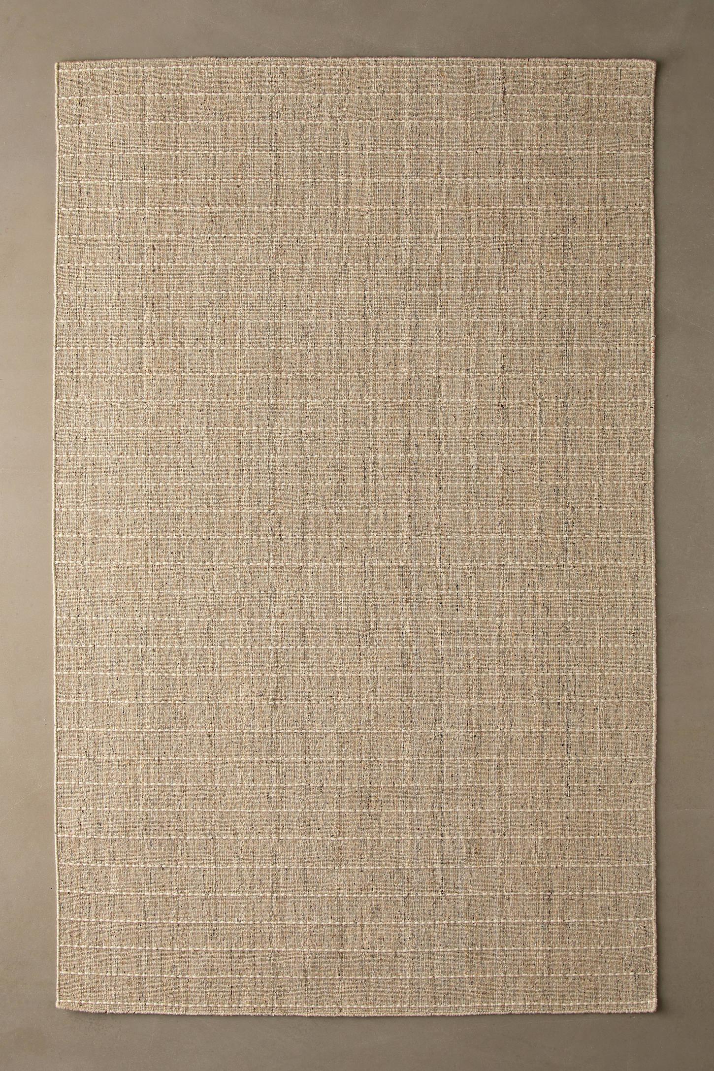Ollie Top Stitch Woven Rug