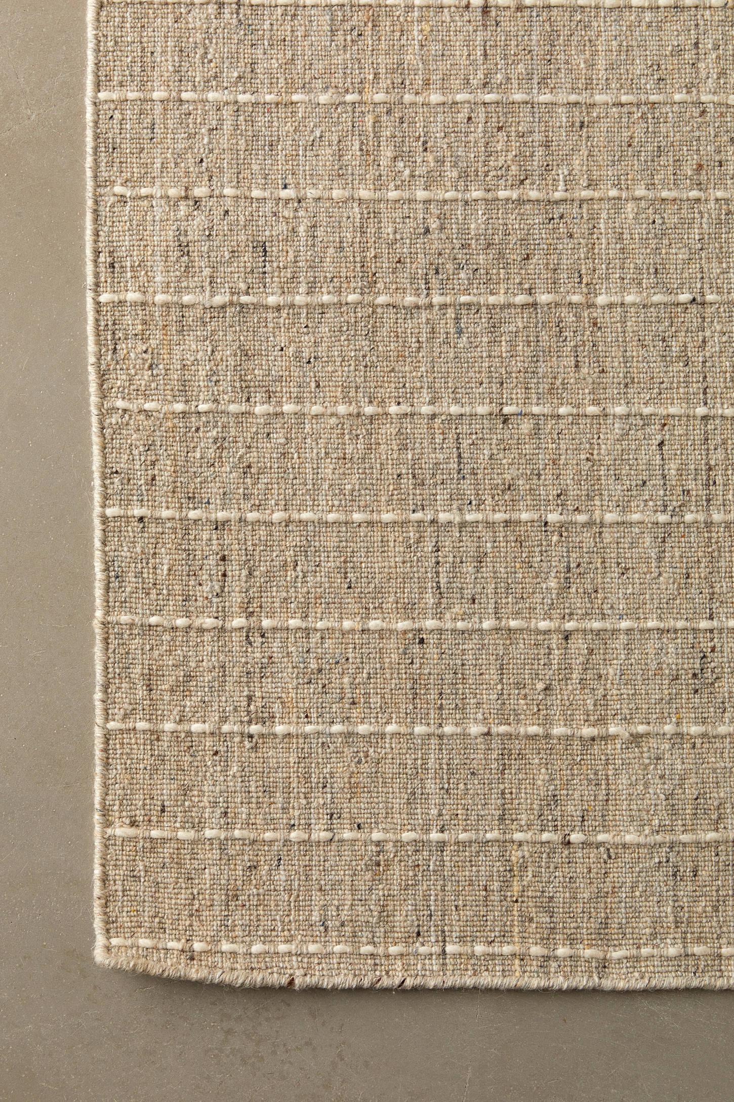 Ollie Top Stitch Woven Rug