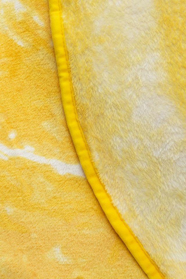 Fruit Slice Round Fleece Throw Blanket