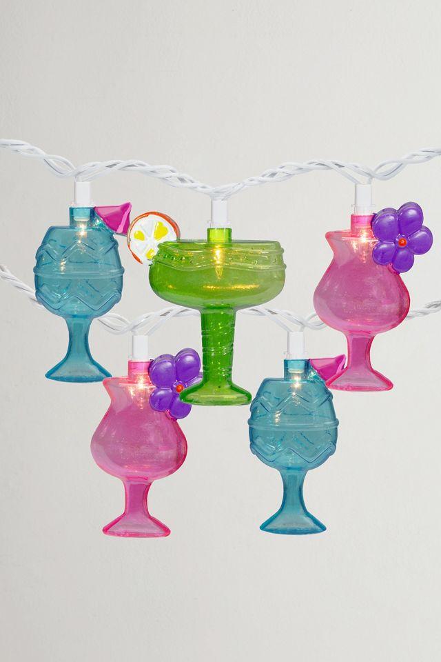 Cocktail Glasses 7ft String Lights