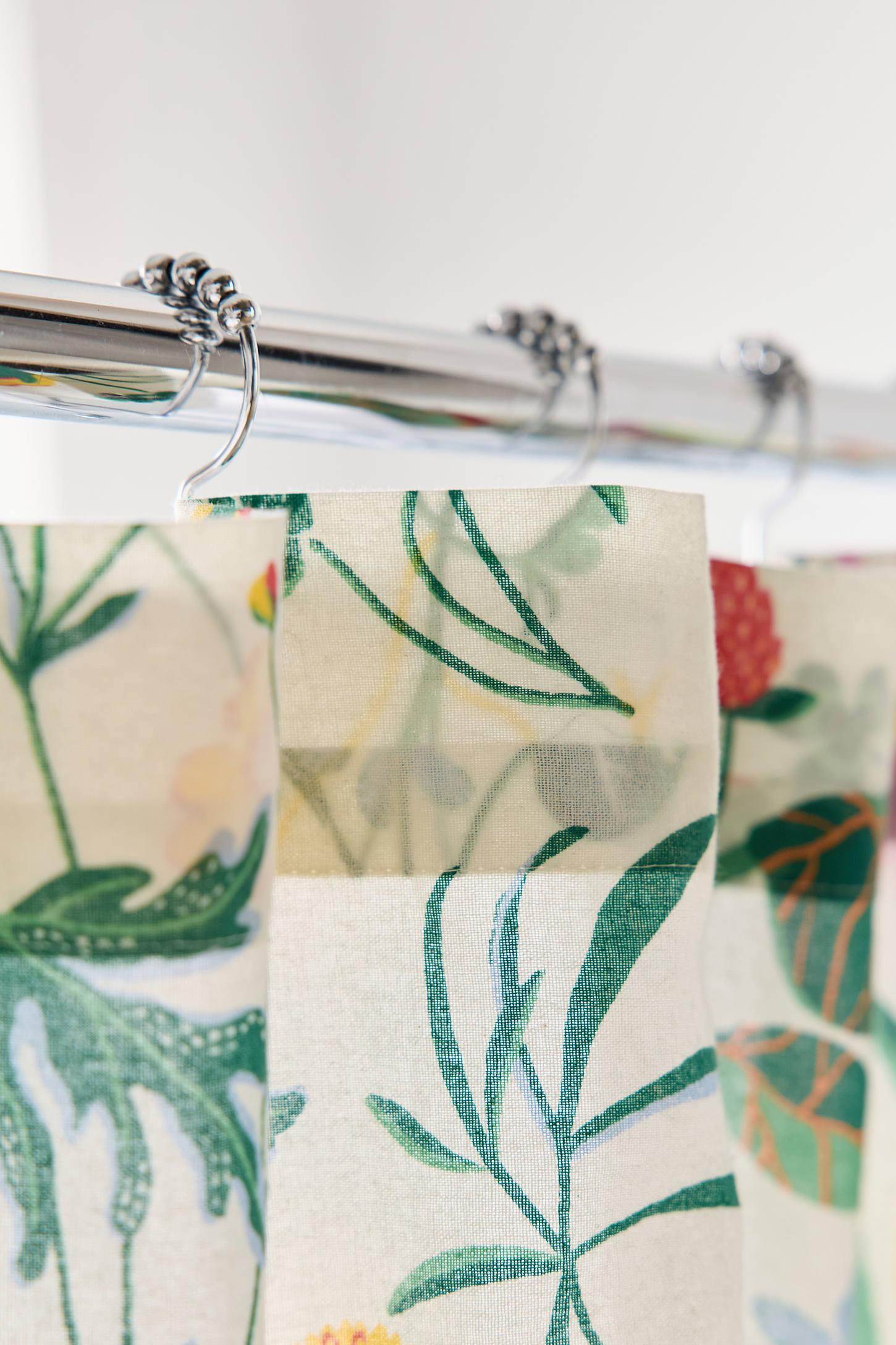 Flori Wildflower Patterned Shower Curtain