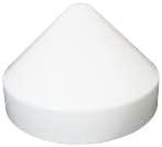 11" White Cone Dock Piling Cap / Piling Cover From 6" to 13" - White 11 inch Piling Cap