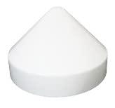 11" White Cone Dock Piling Cap / Piling Cover From 6" to 13" - White 11 inch Piling Cap