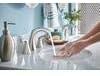 Moen Lindor Brushed Nickel Widespread Bathroom Sink Faucet 8 - 16 in.
