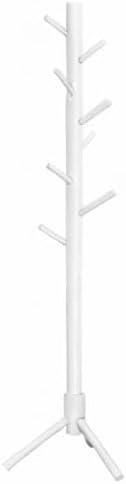 Solid Wood Freestanding 8 - Hook Coat Rack