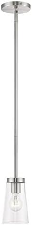 Livex Lighting Cityview 1 - Light Pendant in  Brushed Nickel