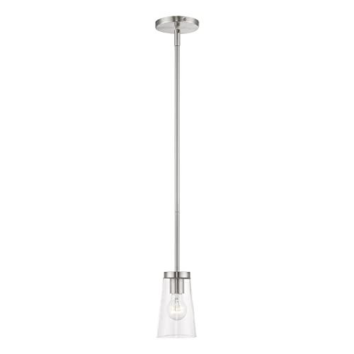 Livex Lighting Cityview 1 - Light Pendant in  Brushed Nickel