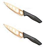 Sharp Forever 5" Copper and Stainless Steel Knife Set