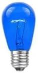 Novelty Lights Blue S14 Edison Hanging Outdoor String Light Replacement Bulbs E26 medium Base 11 Watt