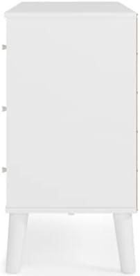 Signature Design by Ashley Contemporary Piperton 6 Drawer Dresser, Two-tone Brown/White