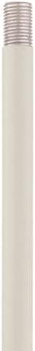 55999-03-Livex Lighting-Accessory - 12 Inch Extension Rod-White Finish