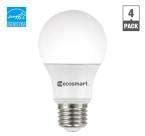 White Frosted Dimmable LED Light Bulb 4-Pack