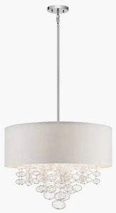 Seaforth 5 - Light Dimmable Drum Chandelier