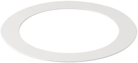 White Aluminum Ceiling Goof Ring for 3-4 Inch Downlights