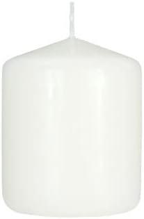 General Wax and Candle Co. Fireside Cone Top, White, 3 inches by 3 inches, Made in USA