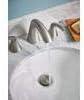 Moen Lindor Brushed Nickel Widespread Bathroom Sink Faucet 8 - 16 in.